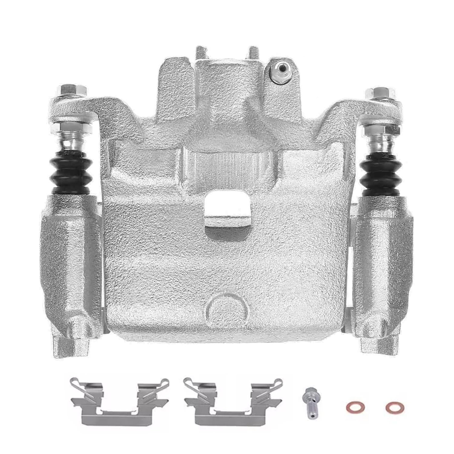 Detroit Axle - Front Brake Calipers for 2013-2021 Nissan Altima 2014-2017 Leaf, 2014 2015 2016 2017 2018 2019 2020 Disc Brake Calipers with Brackets Assembly Replacement