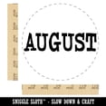 thumbnail image 2 of August Month Calendar Fun Text Self-Inking Rubber Stamp Ink Stamper - Black Ink - Large 1-1/2 Inch, 2 of 7