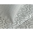 thumbnail image 4 of Ambesonne Grey and White Quilted Bedspread Set 3 Pcs, Old Mosaic Circles, Queen Size, Grey White, 4 of 5