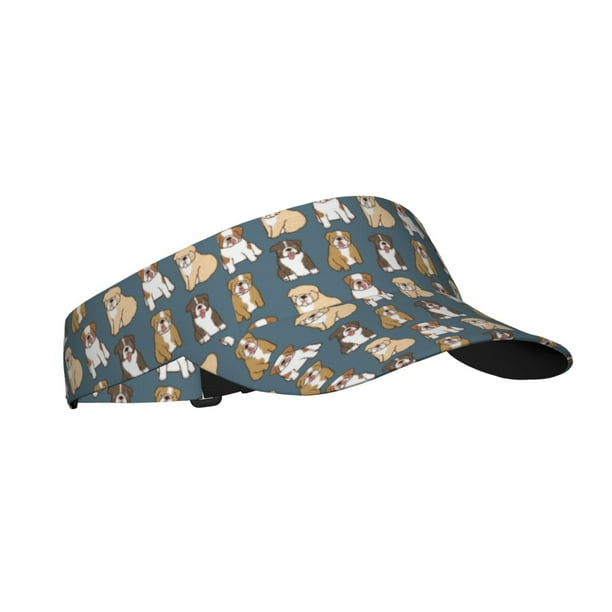 Balery Cartoon Bulldog 1 Gorra deportiva con visera ajustable para mujer y hombre (talla única)