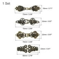 thumbnail image 2 of Uxcell 4 pack Vintage Sweater Clips Cape Cloak Clasp Cardigan Clips Shawl Clasp, Bronze, 2 of 8