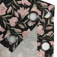 thumbnail image 4 of Ambesonne Grommet Curtain, , 50"x60", Pale Pink Charcoal Grey, 4 of 5