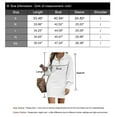 thumbnail image 2 of Sweater for Women Casual Lapel Lantern Sleeve Sweater Dress Solid Color Knitted Pullover Ribbed Hem Sweaters Alsol Lamesa, 2 of 2