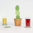 thumbnail image 3 of Hongchun Cactus Coaster Construction Set, Natural Bamboo Fibers, Green/Brown, 3 of 5