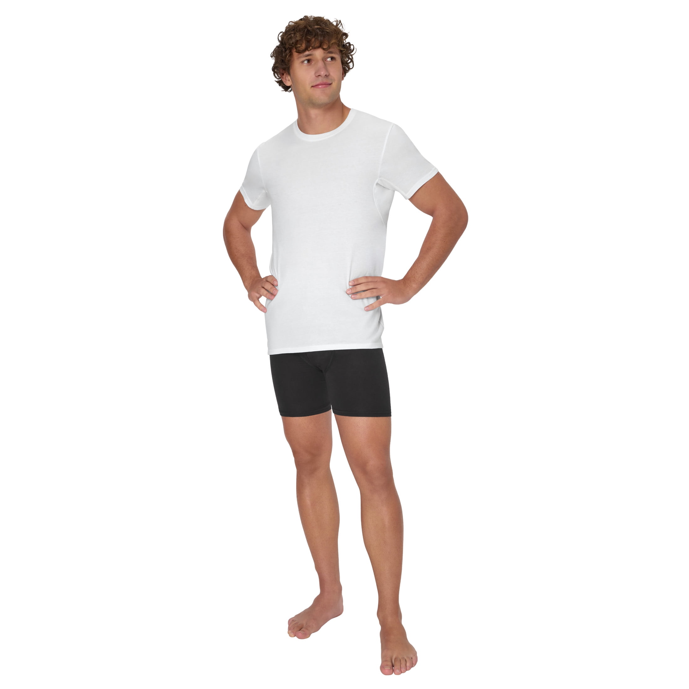 Hanes Magliette Uomo Scollo A V, Confezione Da 6, Bianco, XX-Large (100% Cotone) - 5