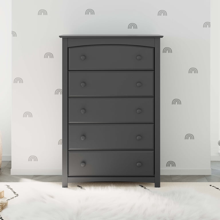 storkcraft kenton 5 drawer dresser grey Storkcraft Kenton 5-Drawer Dresser Pebble Gray : Target
