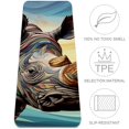 Rhinoceros TPE Yoga Mat Exercise Mat for Yoga, Pilates Comfortable