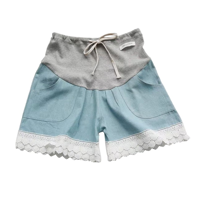 Pantalones cortos de apoyo para el embarazo, pantalones cortos de mezclilla de maternidad, pantalones cortos finos de mezclilla para embarazo, pantalones cortos finos de maternidad, artesanía excepcional