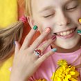 thumbnail image 2 of KAKOWELY 16pcs Pirate Themed Pvc Rubber Ring Children's Toy Rings (Assorted Color),1.3"X1.1"X1.02", 2 of 5