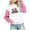 Pink6, variant on Uxgjfwu Christmas Sweatshirt for Girls Raglan Sleeve Crewneck Shirts Sweatshirt Kids Long Sleeve Shirts Big Girls Pullover Tops