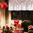 thumbnail image 2 of Valentine's Day Printed Kitchen Curtain Fabric Decorative Window for Bedroom and Home, 2 of 8