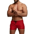 thumbnail image 2 of Kcolen Mens Swim Trunks 5 Inch 3 Pack High Stretch Beach Shorts Light Upf Swimsuit Men Swim Trunks Men Beach Summer Athletic Fit Swimming Shorts for Men, 2 of 4