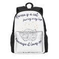 thumbnail image 3 of Mochila escolar de gran oferta Karma Is A Cat, bolsos de moda Swiftie Midnights, Lavender Haze, Taylor Eras Midnights, nuevo álbum Swifts, 3 of 4