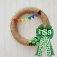 thumbnail image 4 of Lazo decorativo Hongsome para el Día de San Patricio, arpillera, color verde con purpurina, 4 of 6