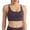 Purple, variant on Wancir Women's Seamless Yoga Bra - Breathable Non-Wire Support with Solid Color & Anti-Bulge for Daily Comfort