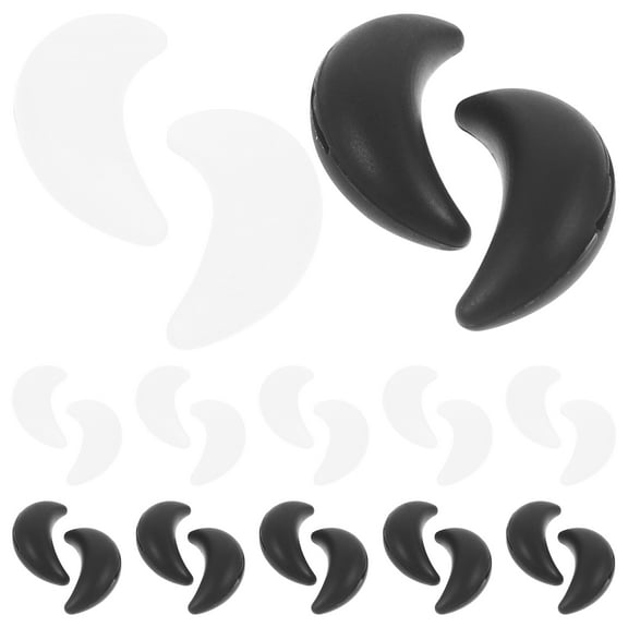 20 Pairs Soft Silicone Glasses Ear Grips Anti-slip for Eyeglasses Use in Assorted Color