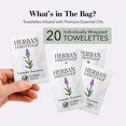 thumbnail image 2 of Toallitas y toallitas Herban Essentials Aceite esencial de lavanda, 2 of 7