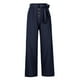 thumbnail image 4 of Pantalones largos de mujer de moda de verano de algodón sólido de lino botón Casual pantalones largos de cintura elástica Odeerbi  ODB-2, 4 of 8