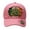 Pink, variant on St. Patrick's Day 4 Leaf Clover Baseball Hat Adjustable Embroidery Shamrock Baseball Cap for Men and Women (Pink)