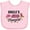 AD-Pink, variant on Inktastic Uncles Little Cowgirl with Cowgirl Hat and Boots Girls Baby Bib