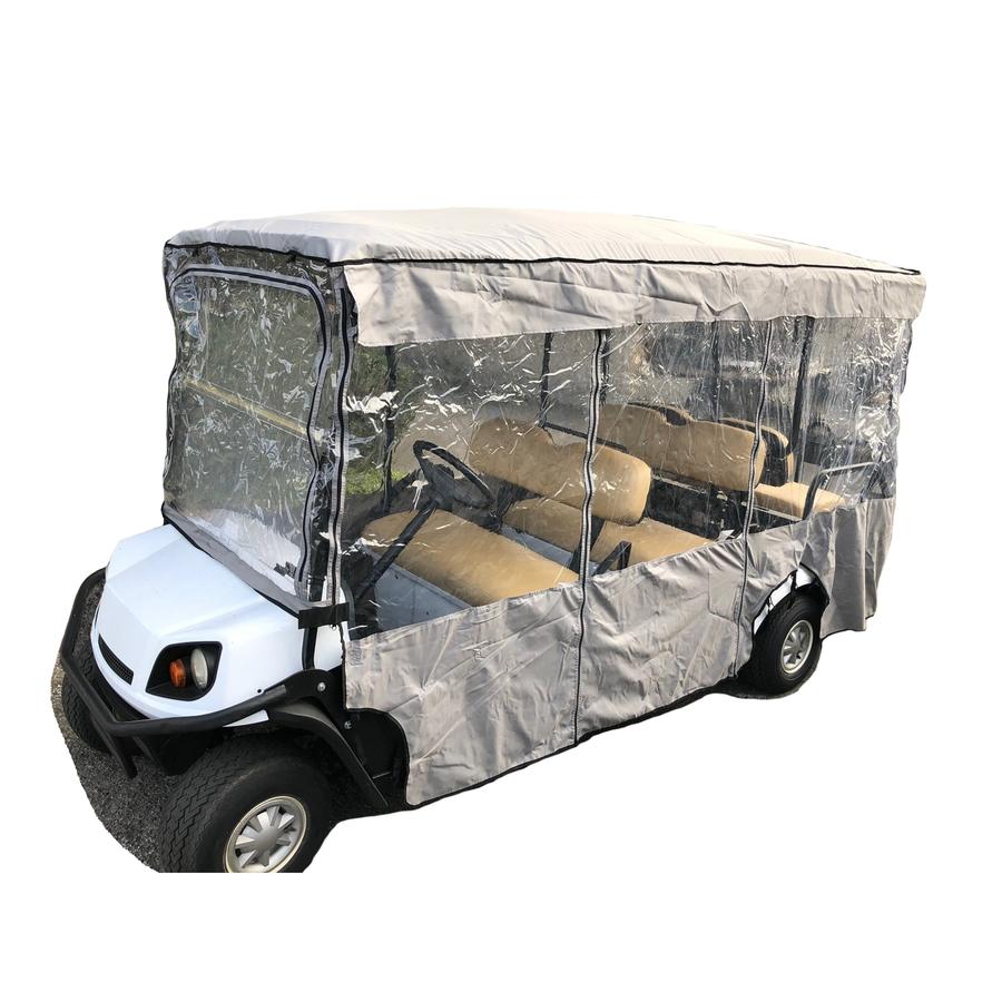 Covered Living Premium Tight Weave Golf Cart Driving Enclosure 6 Seater