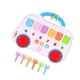 thumbnail image 2 of Toy de animal de animales juguete para juguete musical entrenamiento de juguetes con música y juguetes ligeros para bebés seno para niños de cumpleaño Mango azul, 2 of 9