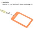 thumbnail image 5 of Uxcell Retractable Coil Spring Keychain Clasp with Key Ring 380mm, 2 Pack Plastic Spiral Stretchy Cord, Clear, 5 of 5