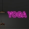 thumbnail image 2 of Handmadetneonsign Custom Yoga Neon Light, Physical Fitness Led Light, Yoga Studio Led Sign, Yoga, 2 of 5