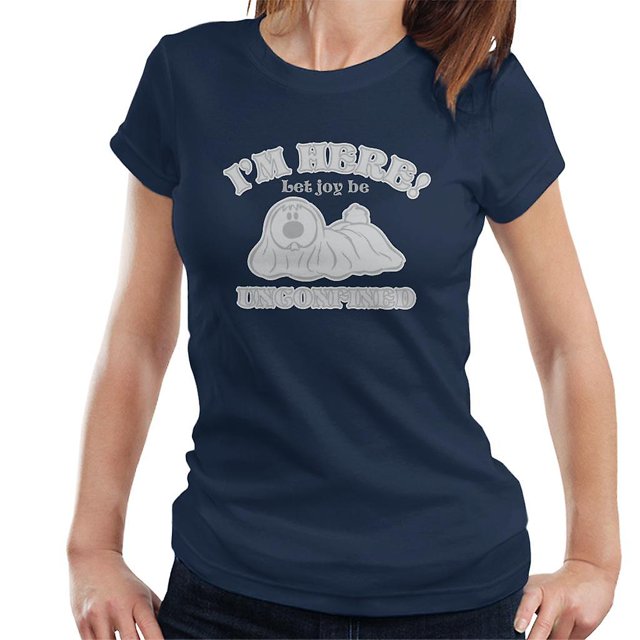 Le Rond-point Magique Dougal Laissez la Joie Tre Non Confinée T-shirt pour Femmes
