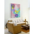 thumbnail image 3 of "Yellow Bird" Painting Print on Wrapped Canvas, 3 of 7