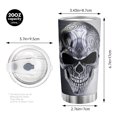 thumbnail image 2 of Vaso de viaje Oasisdream de acero inoxidable con tapa, 600 ml, 2 of 6