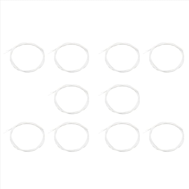 40pzs/Juego Cuerdas de Ukulele de Nylon Duradero Pieza de Repuesto para 21 Pulgadas 23 Pulgadas 26 Pulgadas Instrumento de Cuerda