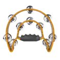thumbnail image 1 of Xuanheng Double Row Tambourine Metal Jingles Hand Held Percussion Instrument For Kids And, 1 of 8