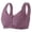 Dark Purple, variant on Women's Comfortable Transparent Shoulder Strap Cordless Backless Bra with Convertible Straps, Size 46