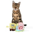 thumbnail image 4 of Spongebob: Spongebob Gary Catnip Plush Toy 2PK Backercard, 4 of 5