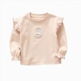 thumbnail image 5 of Toddler Girls T-Shirts Long Sleeve Shirts with Ruffle Fall Winter Cute Tops Crew Neck Shirts for Girls 6 12 18 24 Months 3T 4T 5T 6T Kids Basic Tee, 5 of 9