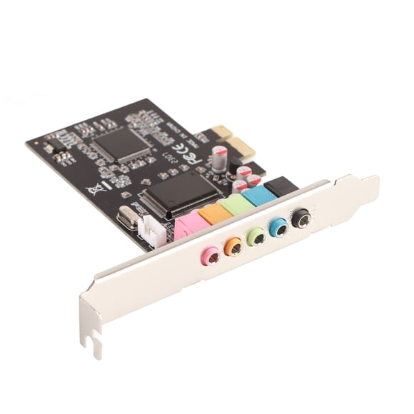 Tarjeta de sonido de 6 canales estéreo para escritorio, hardware de conversión de señal de audio con CD con controladores