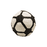 3D Soccerball Pinata, Handcrafted Party Pinata, 12" x 12" x 12" Sphere