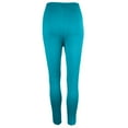 thumbnail image 6 of Women High Waist Yoga Leggings Athletic Workout Pants Color: Sky Blue Size: XXXXL, 6 of 8