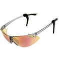 thumbnail image 1 of NEW! REACTOR - Yellow Photochromic Safety Glasses w/red titanium oxide light mirror coating, 1 of 3