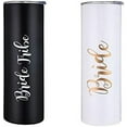 thumbnail image 2 of Bride to Be Skinny Tumbler 20 oz Stainless Steel Wine Tumbler for Bride Tribe: Perfect Engagement Wedding Gifts Bridesmaids Mugs Bachelorette Party Supplies & Games Celebrate Love, 2 of 5