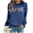 thumbnail image 4 of WEAIXIMIUNG Mama Chandails pour Femmes Brodés Femmes Col Rond Décontracté Chandails Légers Manches Longues Imprimé Graphique Poulet Chandail Chandails Haut Blouse, 4 of 4