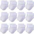 thumbnail image 1 of MesaSe 12 Pairs Newborn Socks Thick Terry Turn Cuff Socks for Baby Boys Girls, 1 of 6