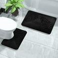 thumbnail image 4 of Byujiro Bathroom Mats 2 Piece Leaf Floor Mat Bathroom Water-absorbent Non-slip Floor Mat Toilet Room Living Room Bedroom Kitchen Door Mat Two Sets of Floor Mats, 4 of 8