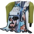 thumbnail image 5 of Custom Blanket With Photo Personalized Throw Blanket Customized Picture Blanket For Baby Mother Father Adult Friends Lovers Dog Pets Personalized Gift Flannel Blanket Birthday Christmas,10 Photos, 5 of 6