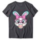 thumbnail image 1 of Camisetas de Manga Larga de las Mujeres Pascua Impresión Cuello Redondo Suelto Casual Suave Poliéster Primavera Verano Vacaciones Suéter Tops, 1 of 8