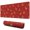 Red Christmas Golden, variant on Long Mouse Pads for Desk,Red Christmas Reindeer Pattern Desk Mats on Top Of Desks, Desk Mouse Pad Extra Large with 3mm Non-Slip Base and Stitched Edge for Gaming,Office,Work,Home 31.5x11.8in