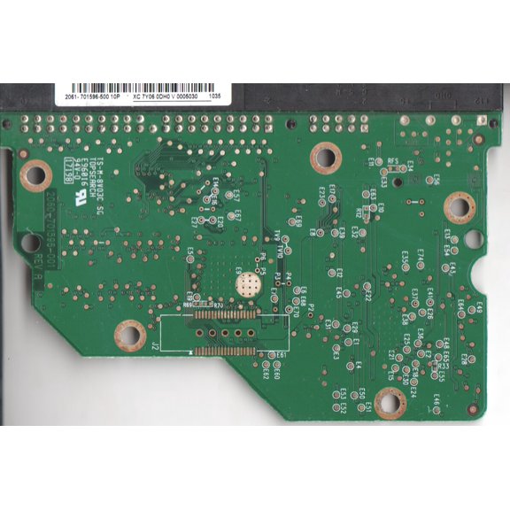 WD5000AVJB-63J1A0, 2061-701596-500 10P, WD IDE 3.5 PCB