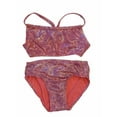 thumbnail image 2 of Sand N Sun Infant & Toddler Girls 2 Piece Swim Suit Shimmery Pink Bikini 3T, 2 of 2