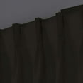 thumbnail image 2 of Homi Drapes Double Pinch Pleated Blackout Curtains Thermal Insulated Room Darkening Drapes for Bedroom/Livingroom Along with 2 Panels,Tiebacks,Hooks (Black, 26"x120"), 2 of 5